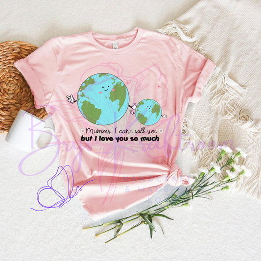 Mommy I can’t talk yet..