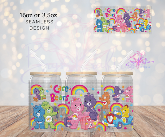 Care Bears UV DTF Wraps