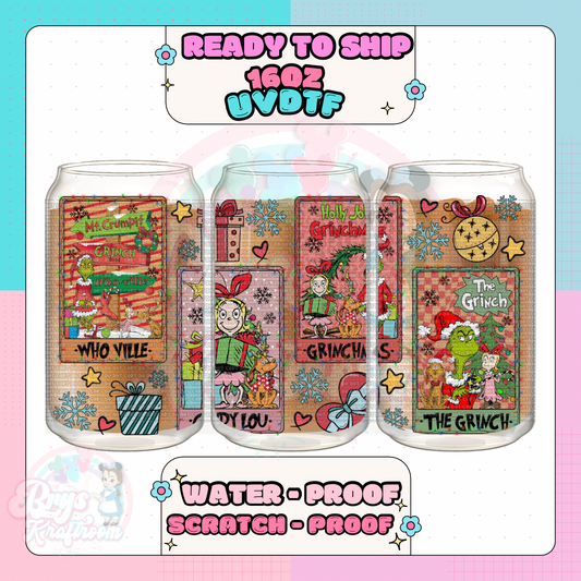 Grinch Xmas Cards (RTS)