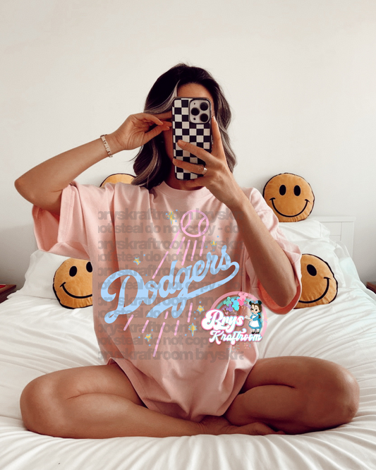 Dodgers | Light Blue Words