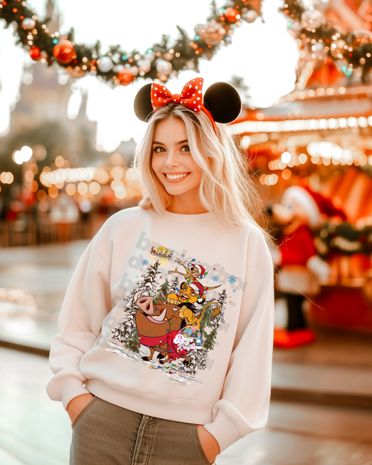 Timone and Pumba Xmas