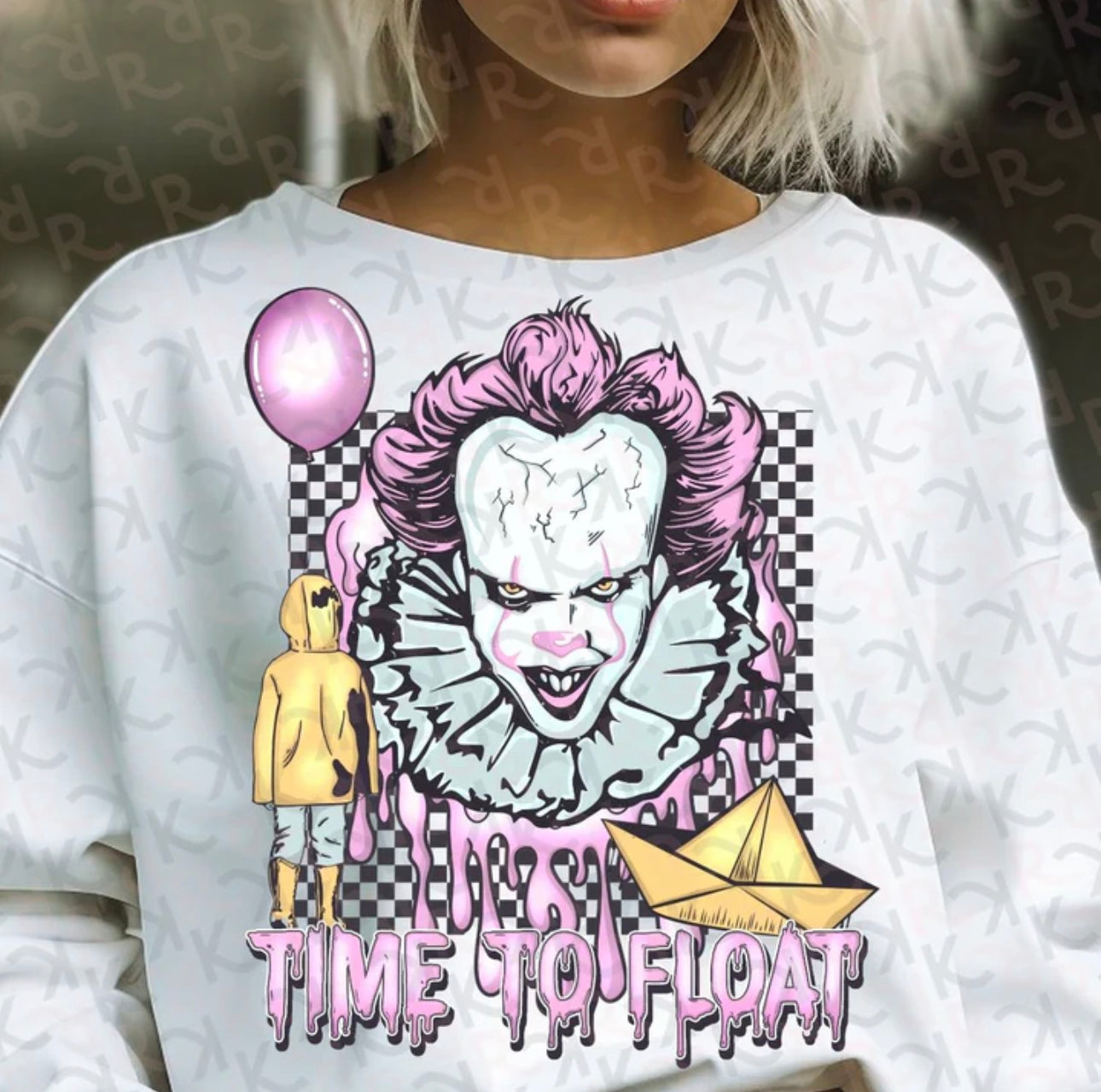 Time to float 11” DTF Transfer