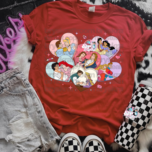 Princesses + Prince Vday Hearts