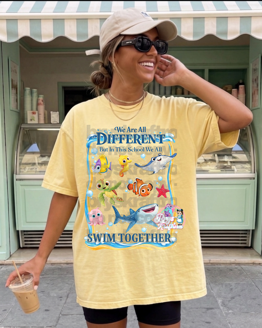 We are all different, but we all swim together