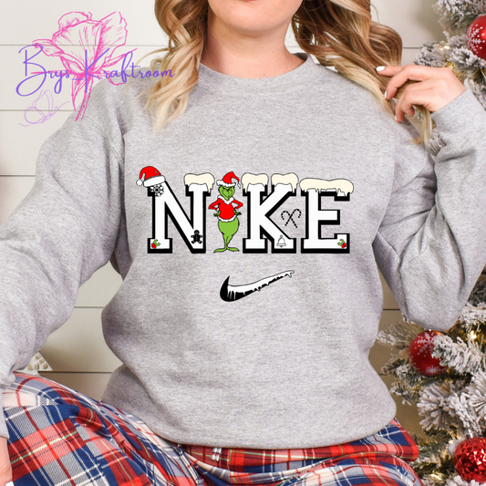 Grinch Nike 11” DTF Transfer