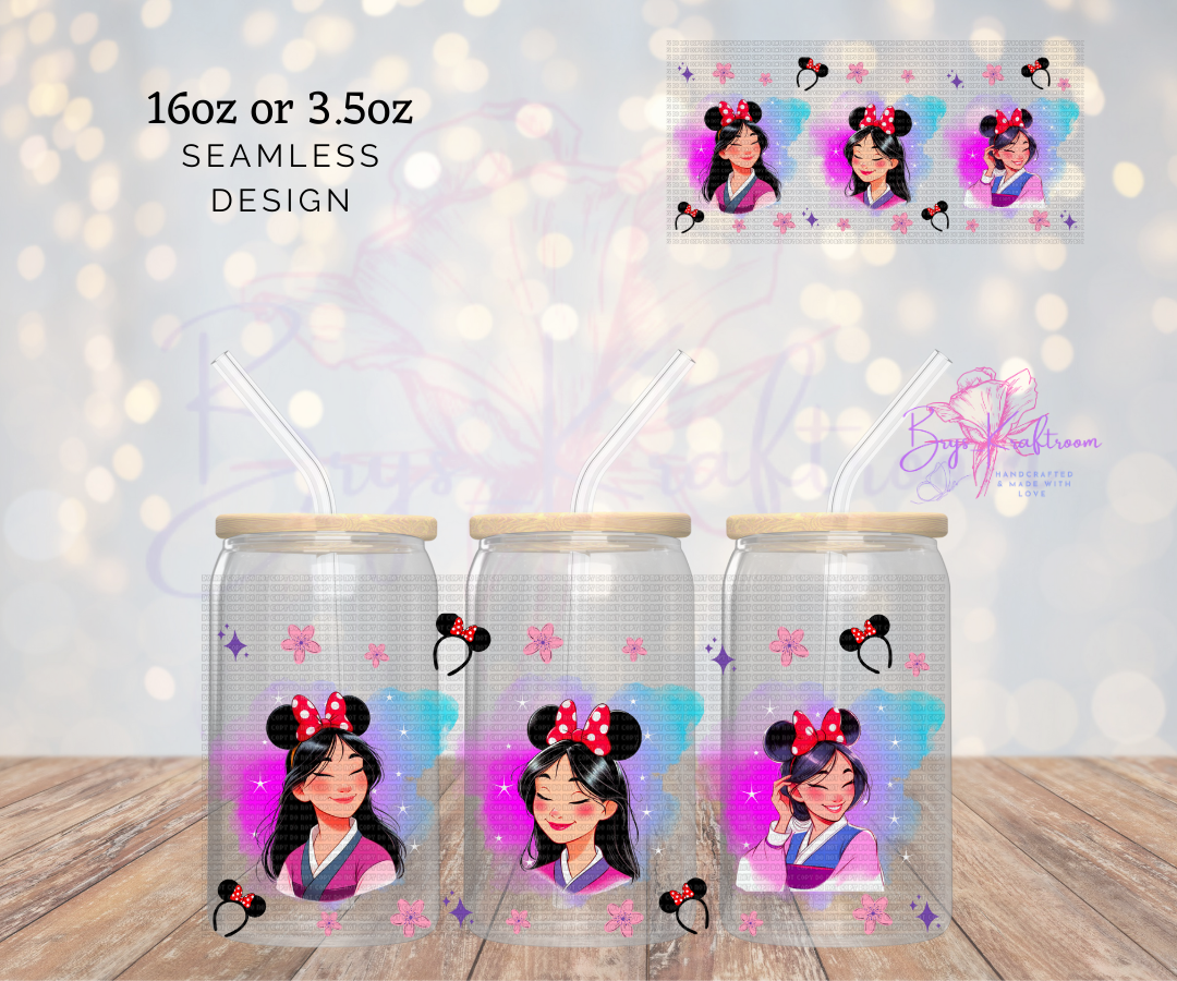 Disney Mulan UV DTF Wraps