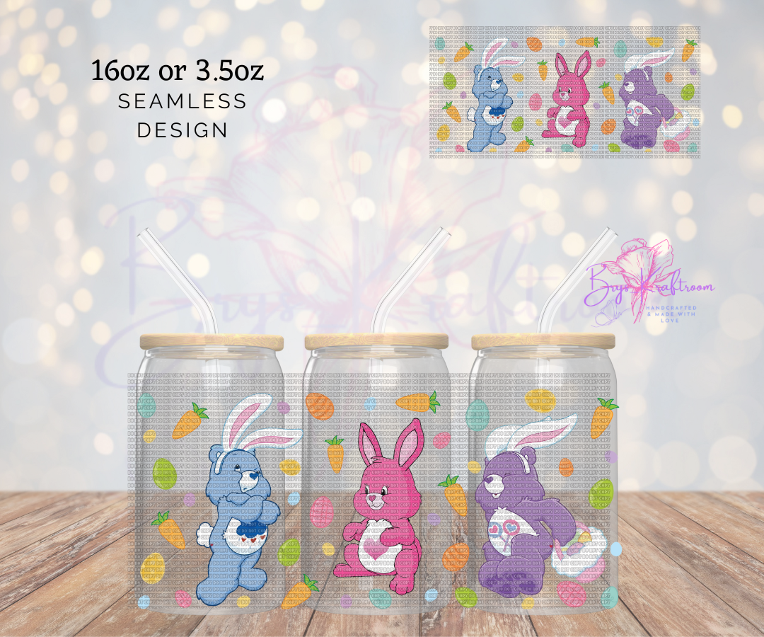 Easter Bears EXCLUSIVE* UV DTF Wraps