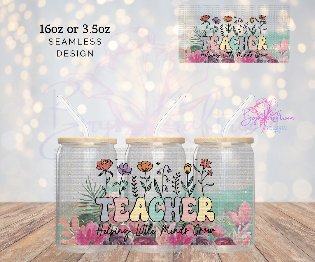 Teacher 20 UV DTF Wraps