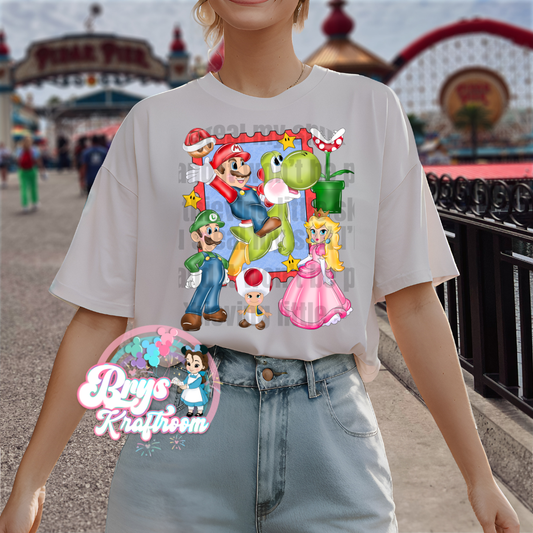 Stamps | Mario - Luigi - -Peach