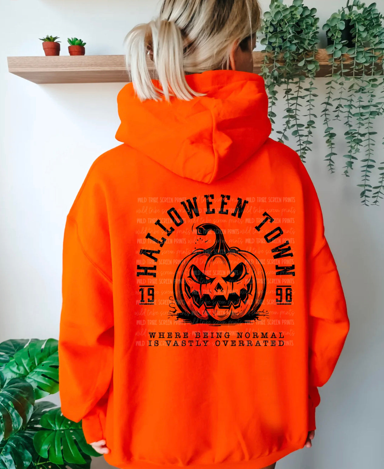 Bleached Halloween Town shirt