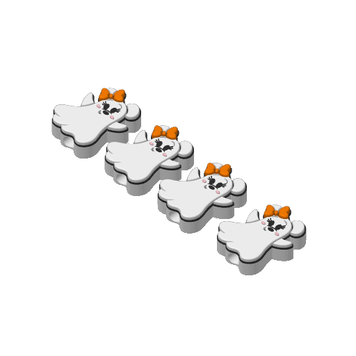 Ghost Minnie | 3D | Straw Topper