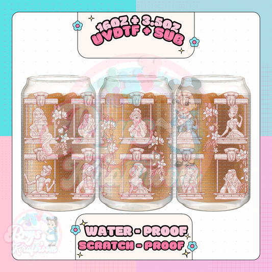 Sepia Pink Princesses