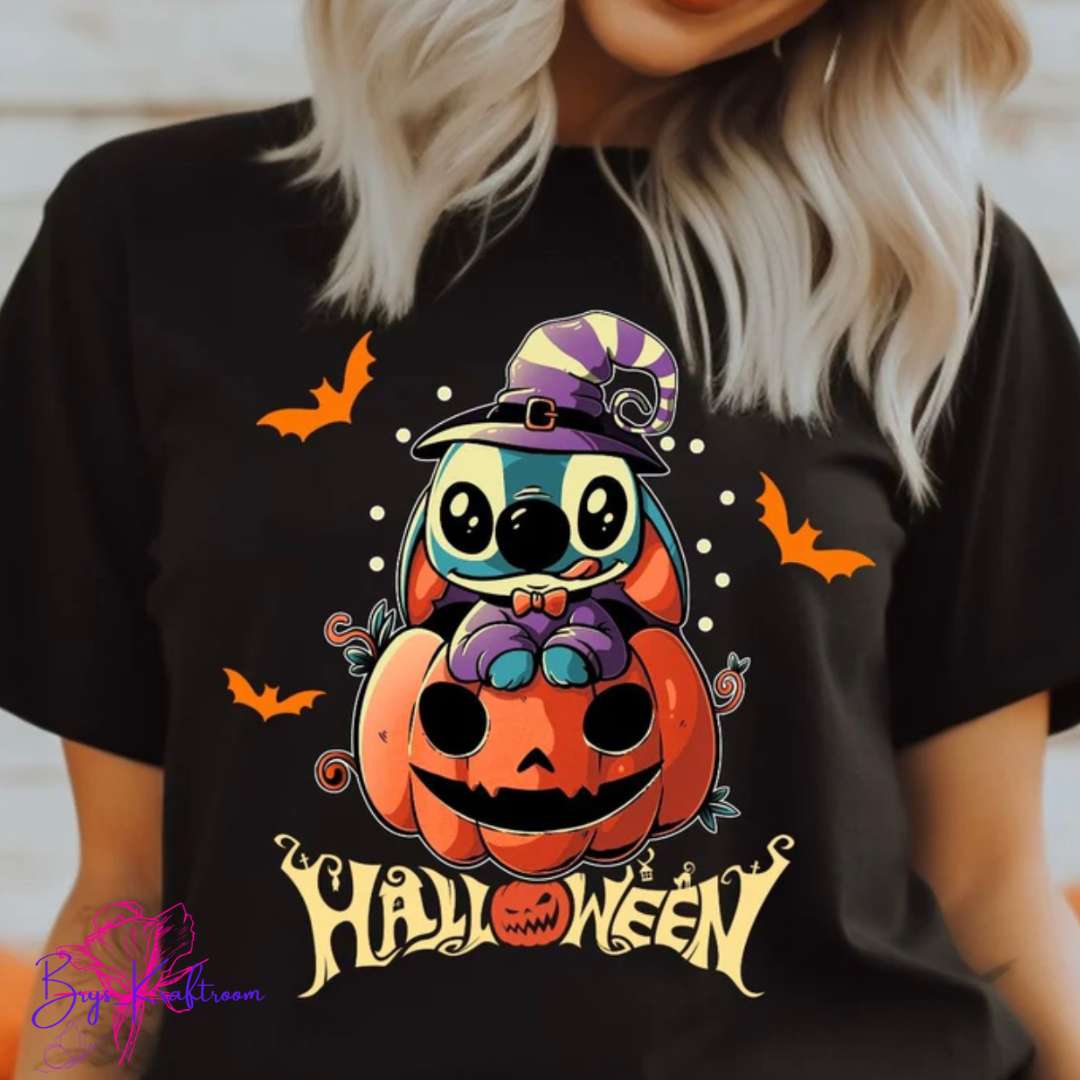 Stitch Halloween 11” DTF Transfer