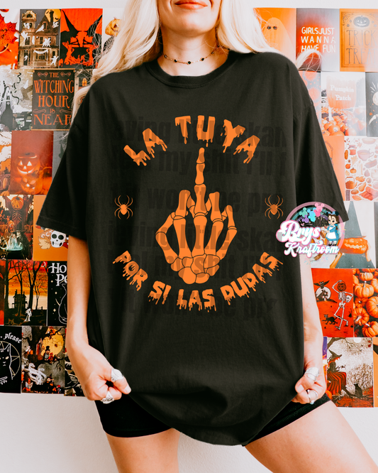 La Tuya Por Si Las Dudas| Orange Font
