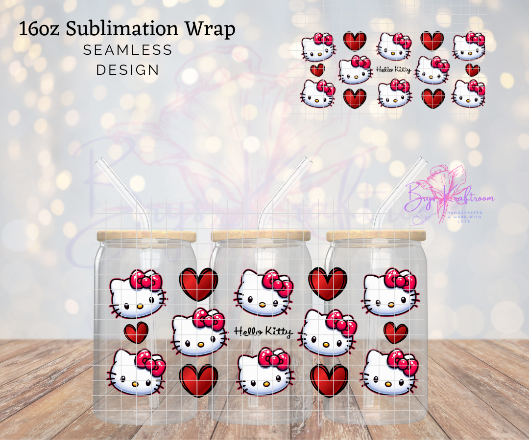 Hearts + Faces HK UV DTF Wraps