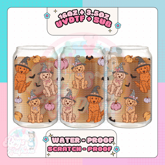 Spooky Golden Retrievers