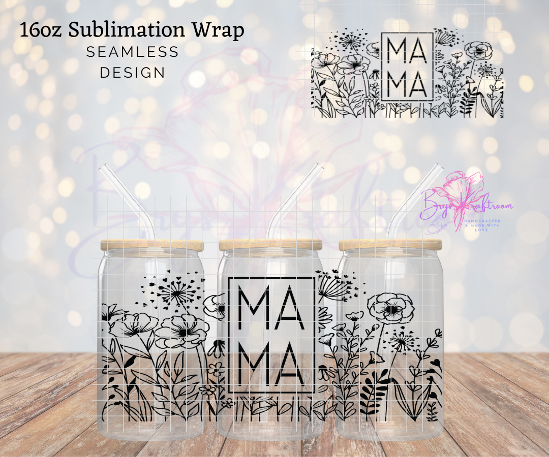 Mama UV DTF Wraps