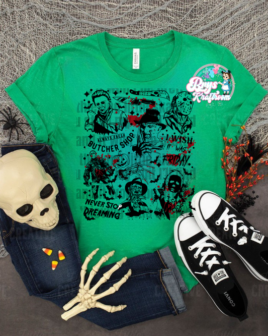 Horror Men | Black Outline