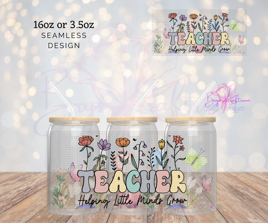 Teacher 16 UV DTF Wraps