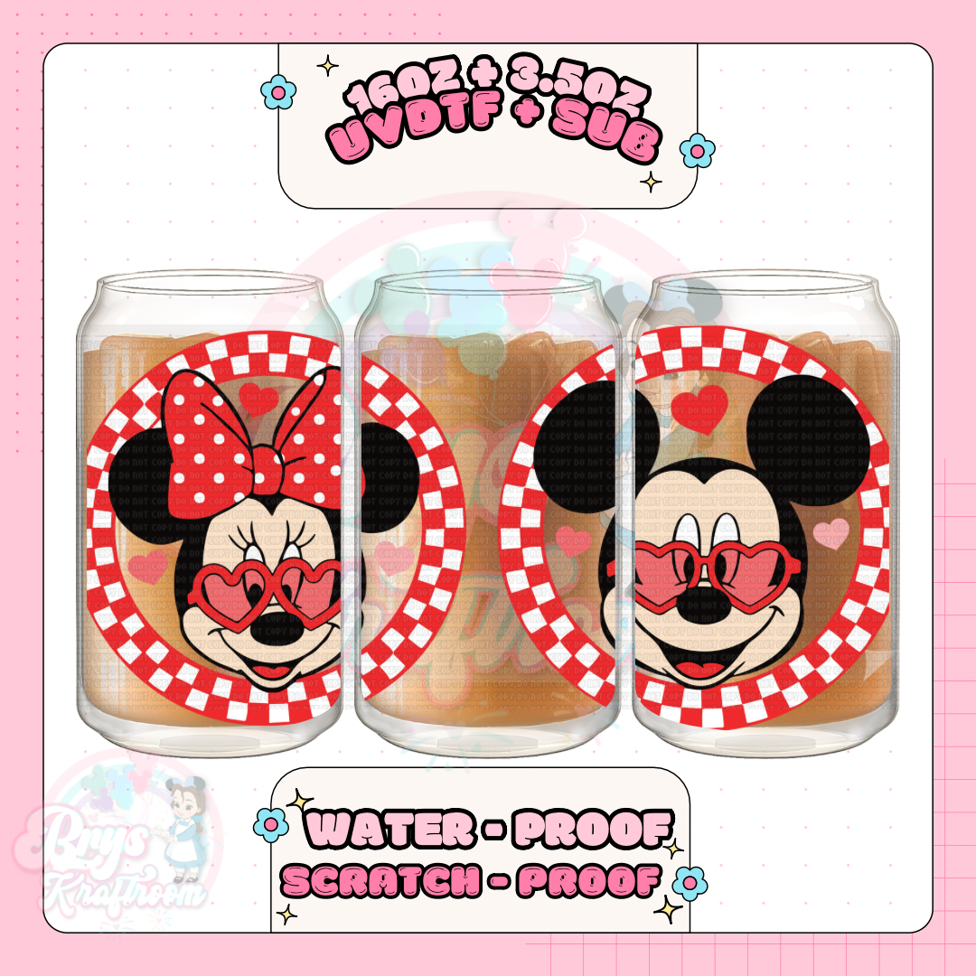 Round Groovy Mouse Couple