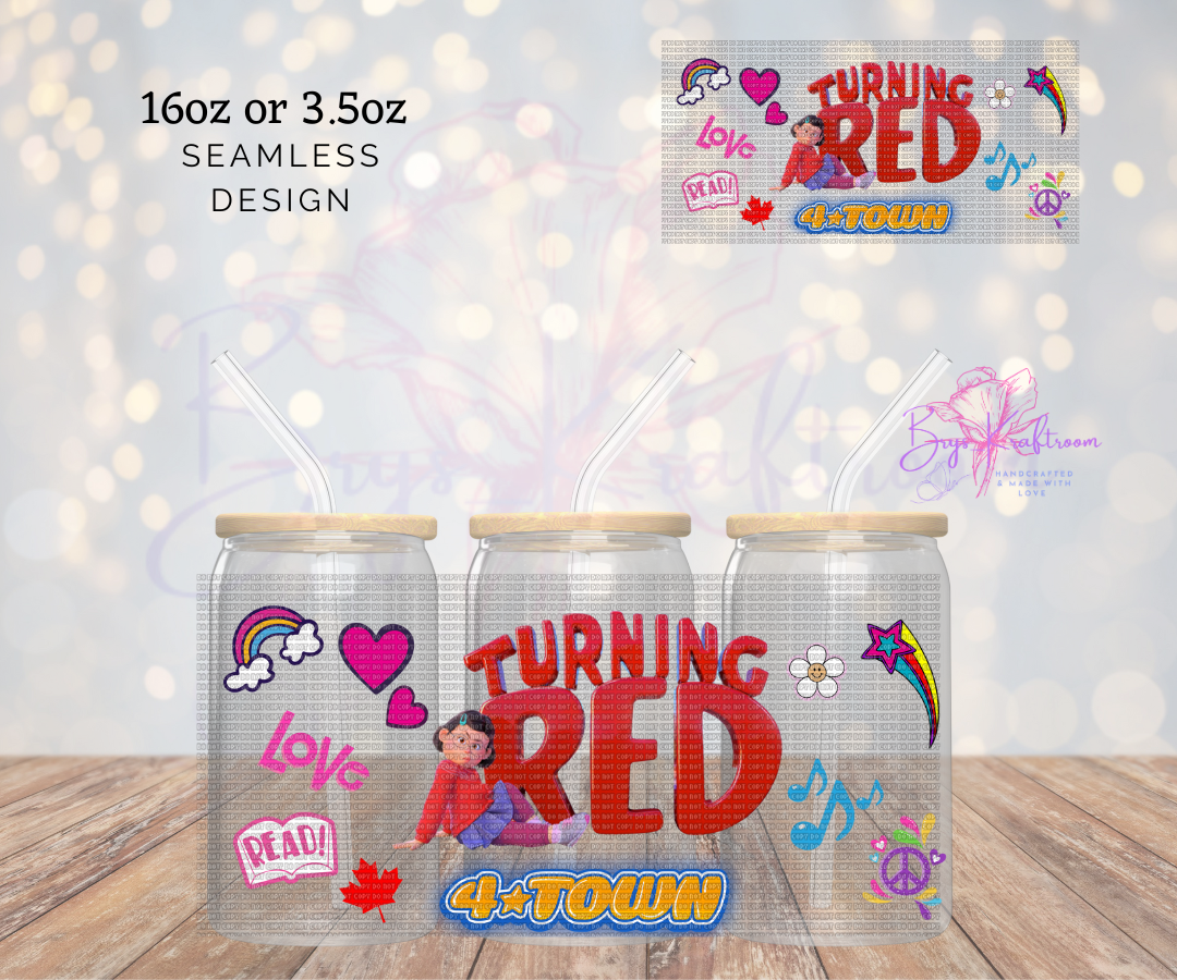 Turning Red Panda EXCLUSIVE* UV DTF Wraps