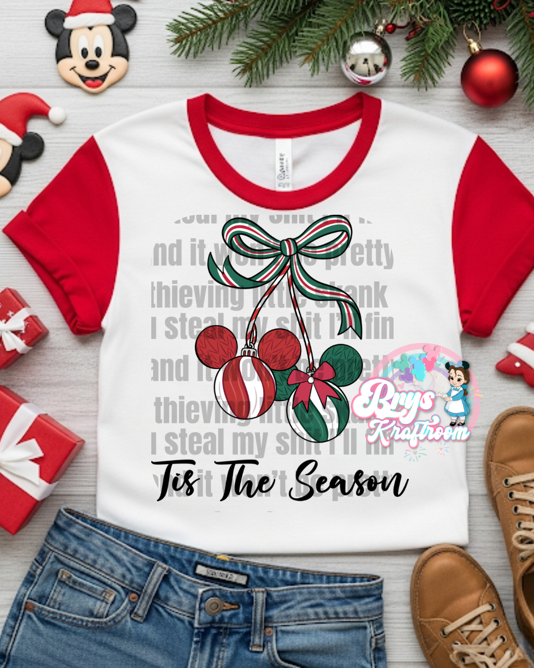 Tis The Season Mouse Ornaments