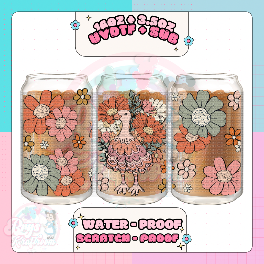 Fall Turkey + Flowers