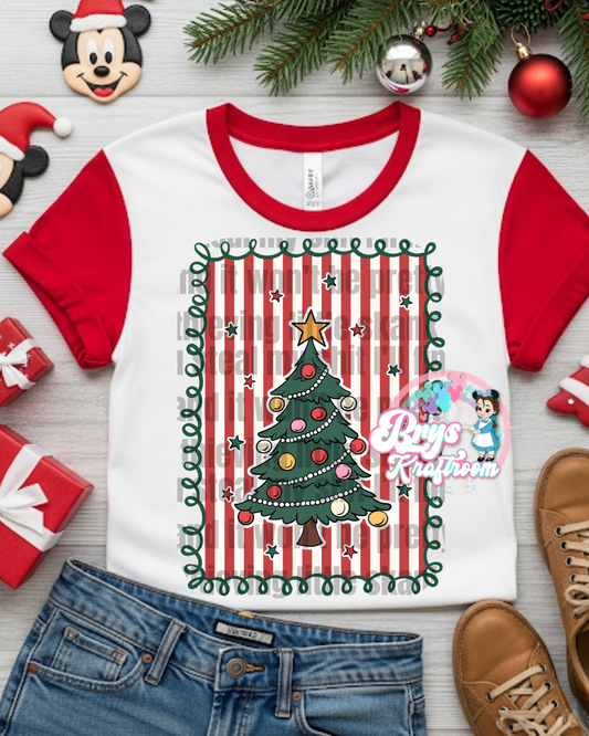 Árbol Navidad | Red Stripes