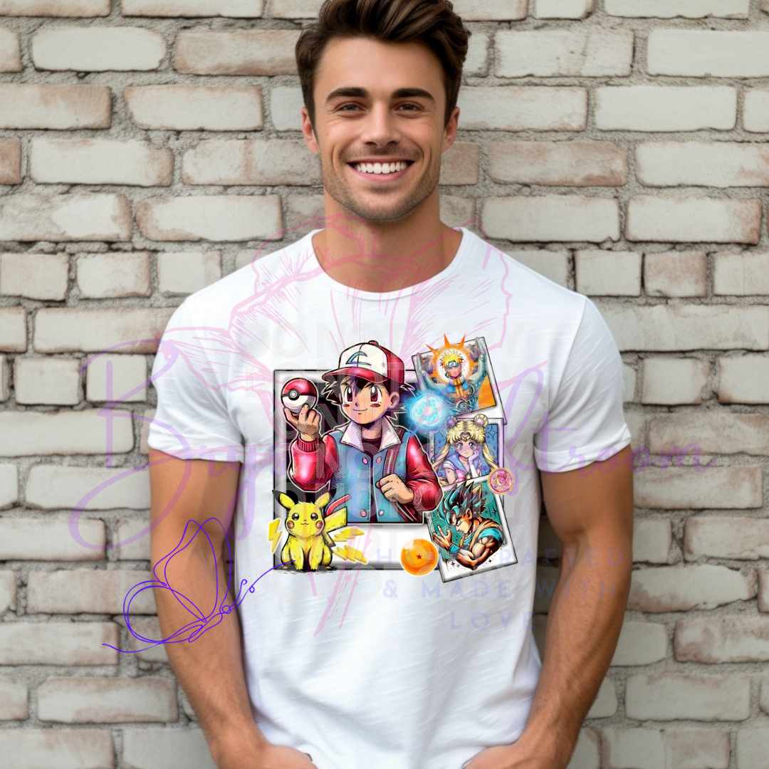 Ash Pokemon DTF