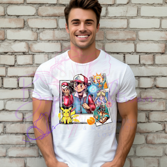 Ash Pokemon DTF
