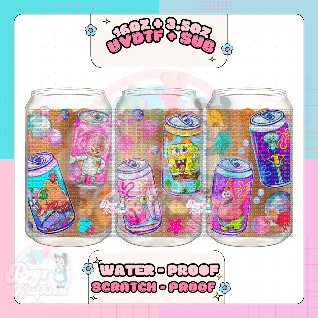 SquarePants Soda Pops