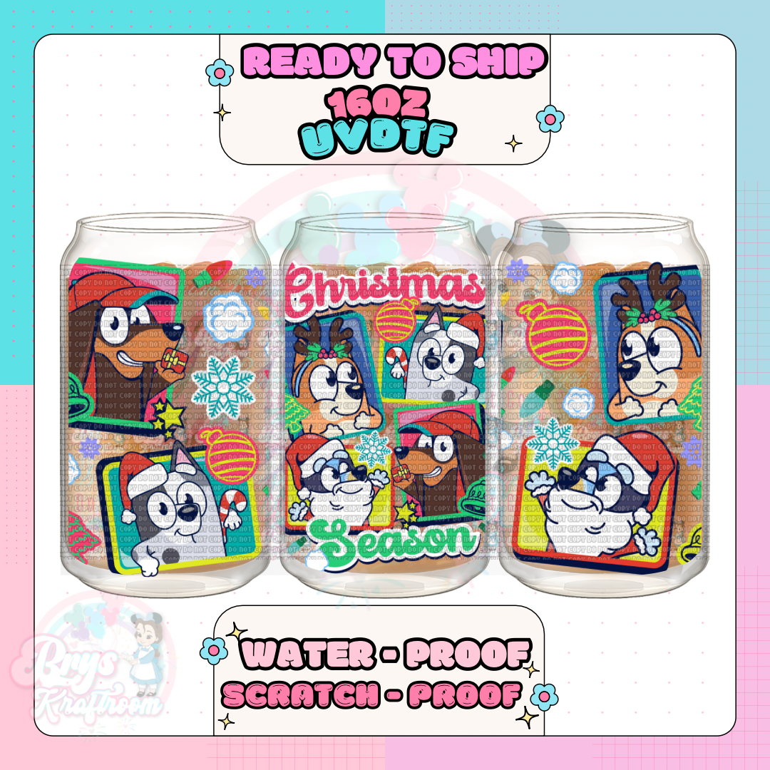 Christmas Bluey (RTS)