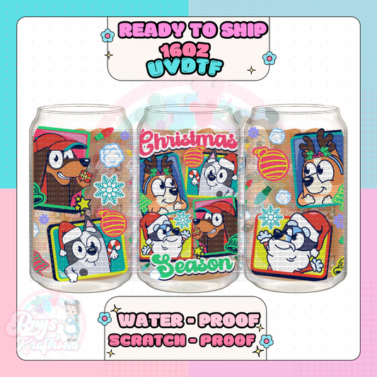 Christmas Bluey (RTS)