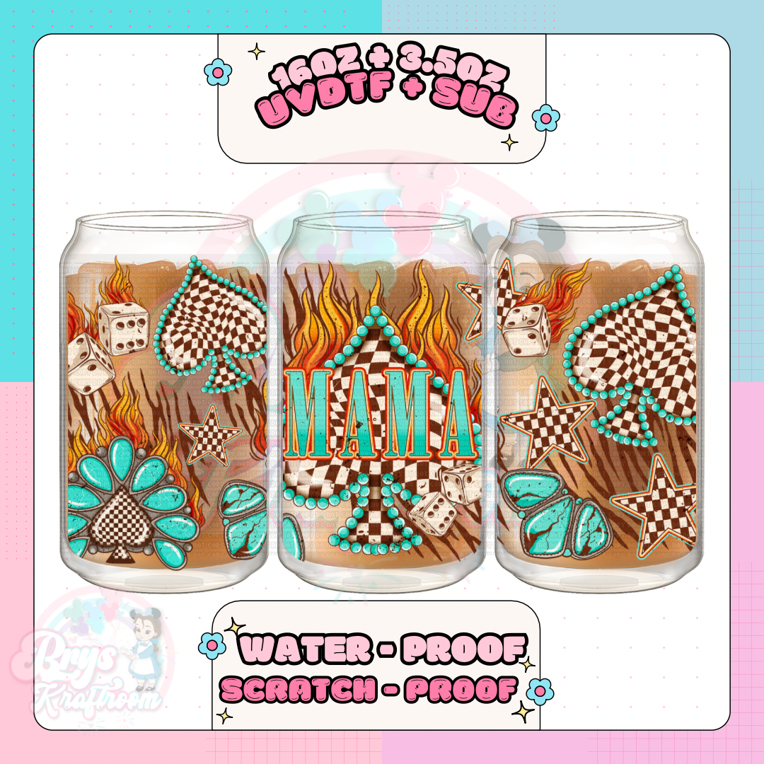 Mama | Turquoise Spade