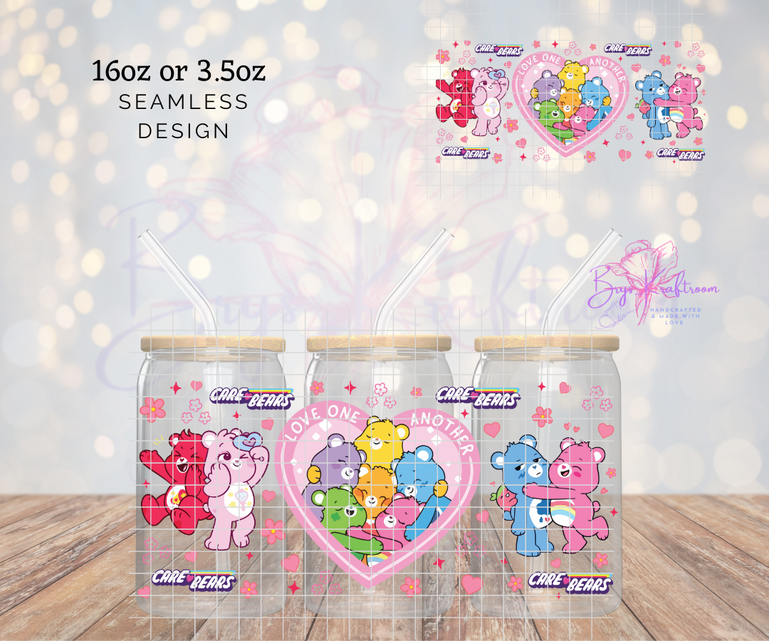 Care Bears 2 UV DTF Wraps