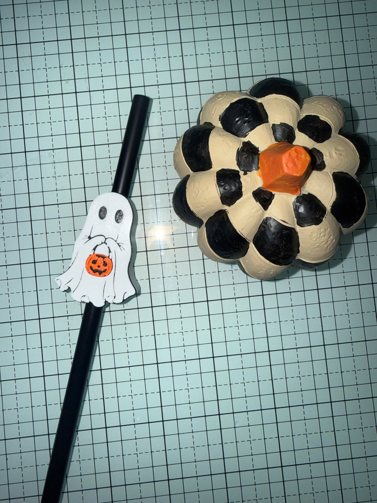 Ghost | 3D | Straw Topper