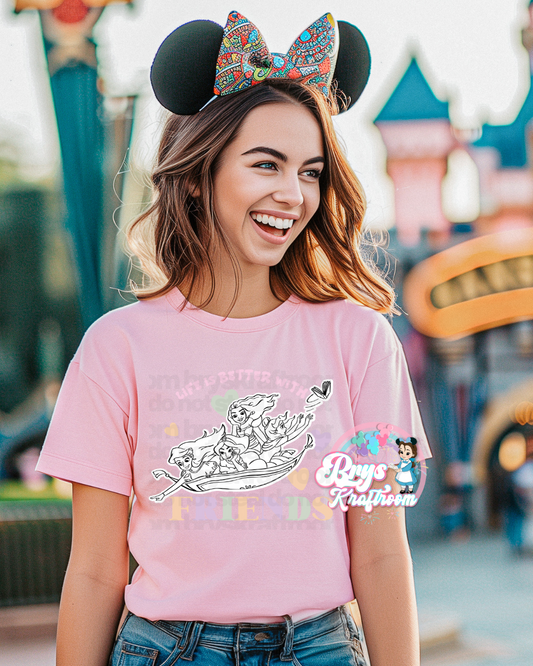 Princesses Flying Carpet Friends