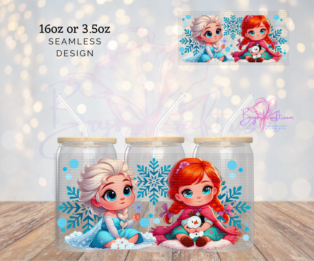 Baby Sisters UV DTF Wraps