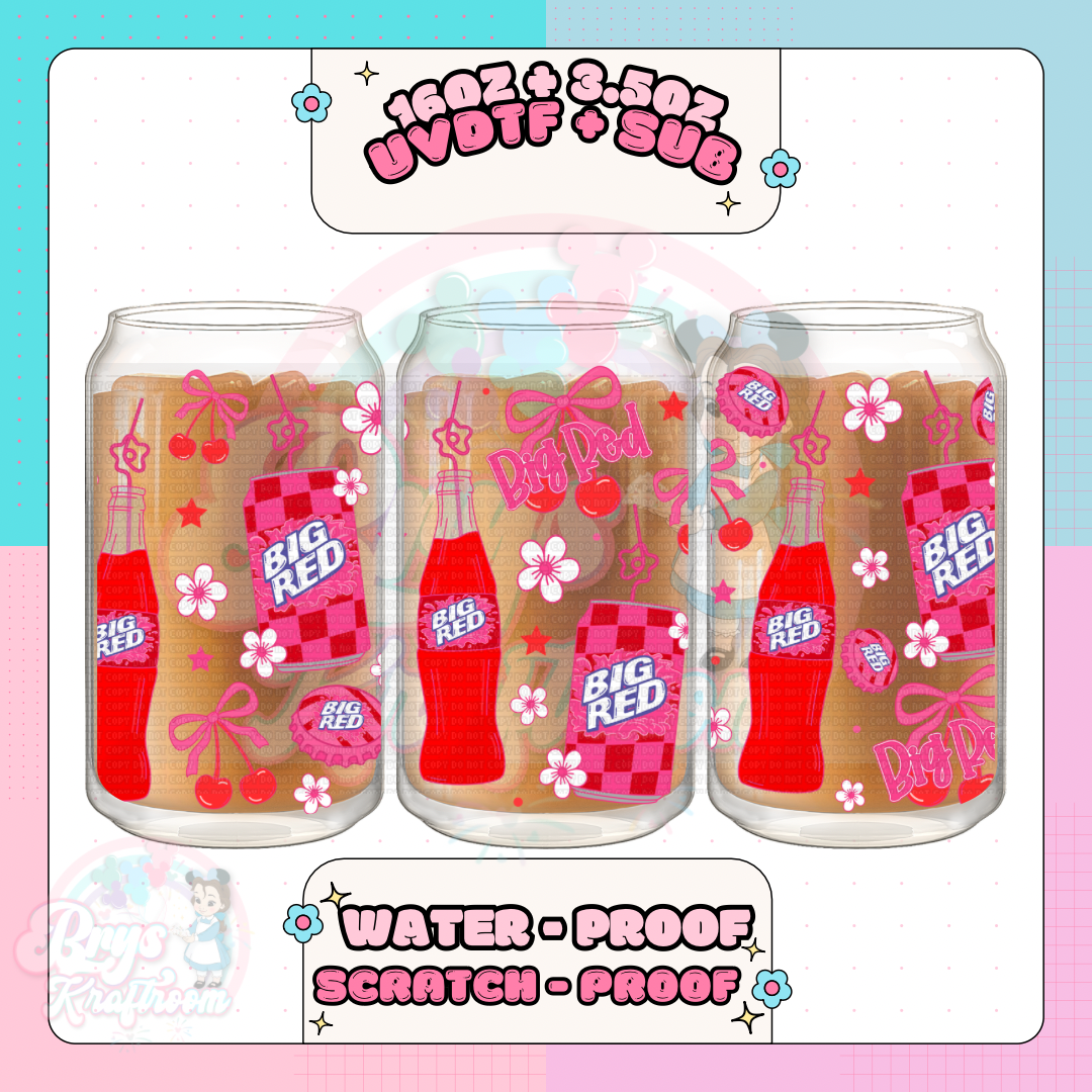 Big Red | Glass Bottle