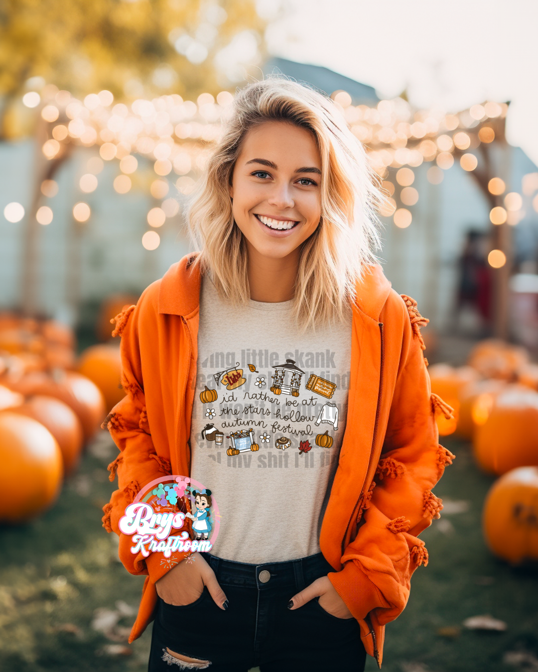 I’d rather be at the stars hollow autumn festival