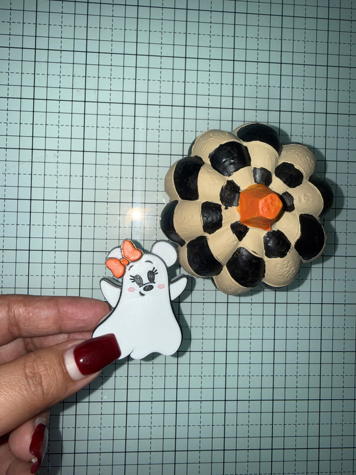 Ghost Minnie | 3D | Straw Topper