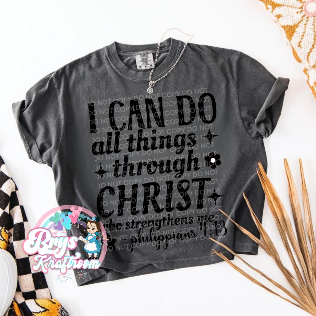 I Can Do All Things Through Christ