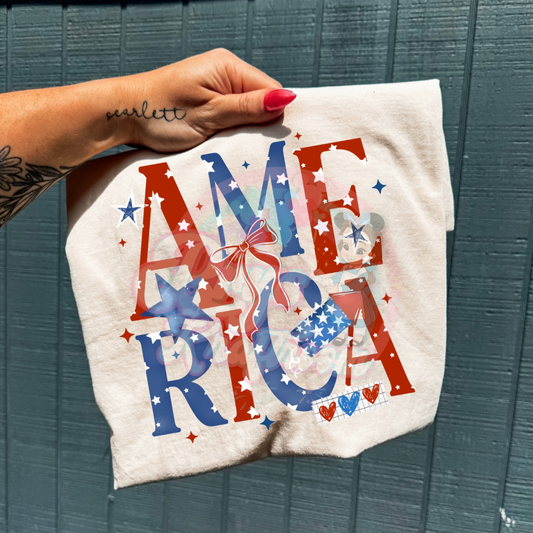 America | Blue + Red