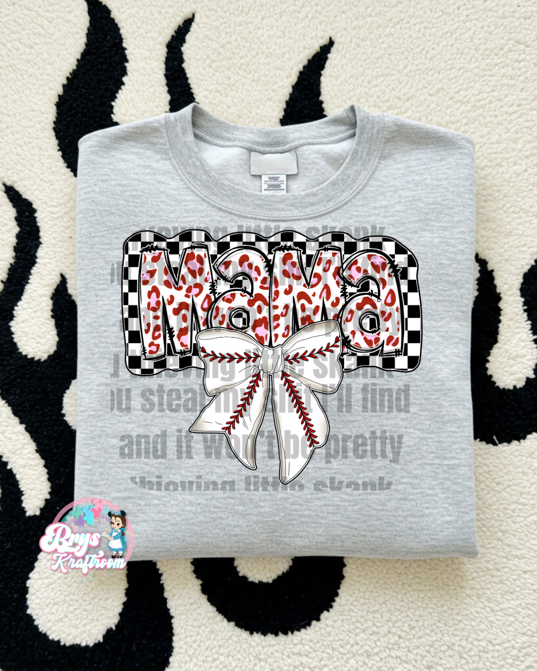 Mama | Pink Baseball