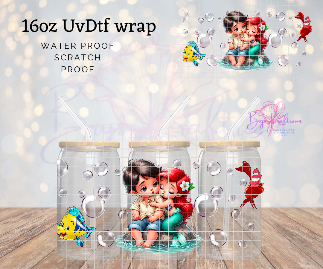 Lil’o Mermaid EXCLUSIVE* UV DTF Wraps