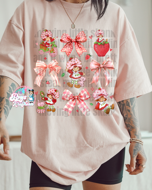 Red Shortcake Bow