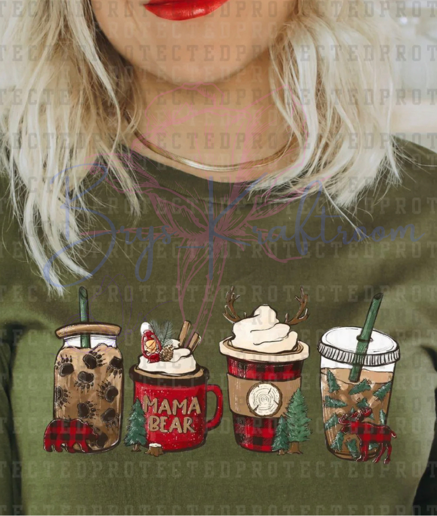 Mama Bear 11” DTF Transfer