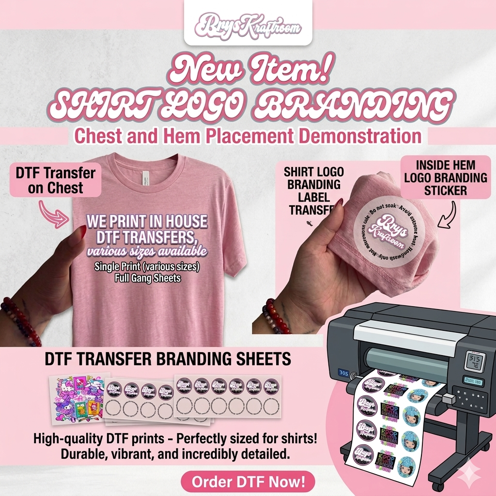 DTF T-Shirt Logo Branding