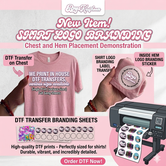 DTF T-Shirt Logo Branding