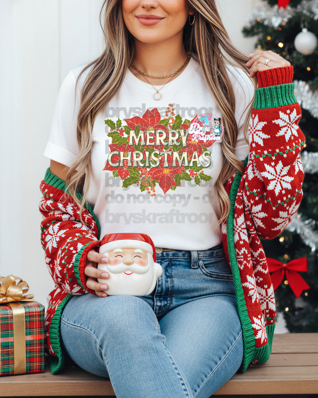 Merry Christmas | Poinsettias